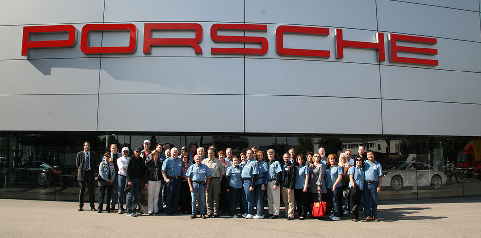 Porsche museum group