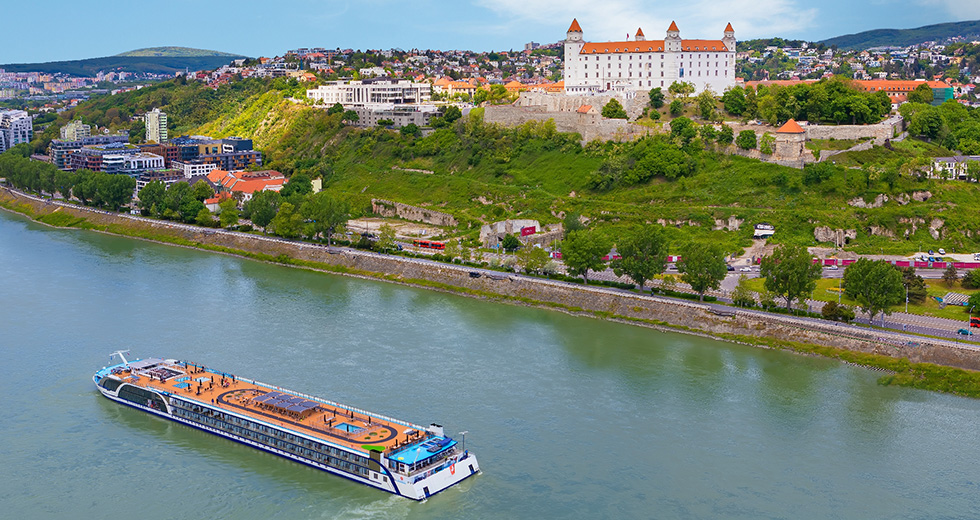 AmaMagna river cruise in Bratislava