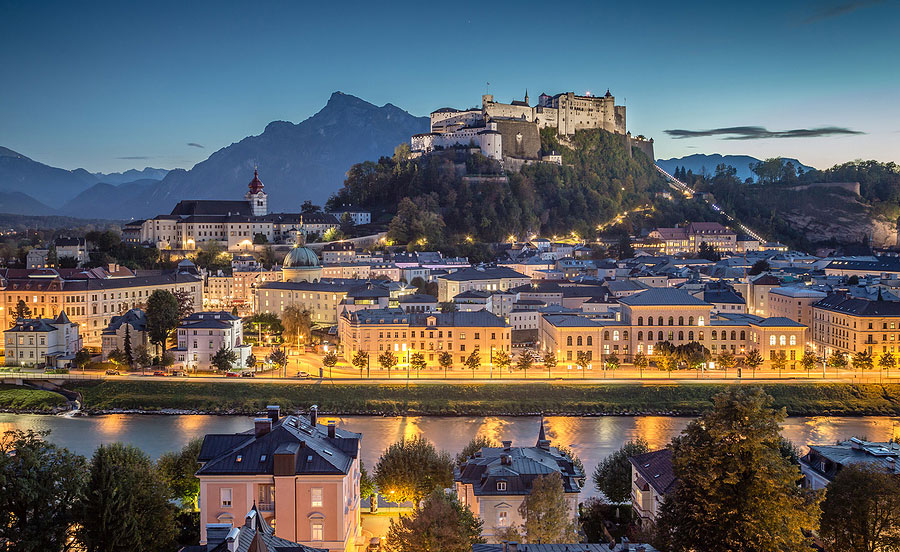 Salzburg at Night