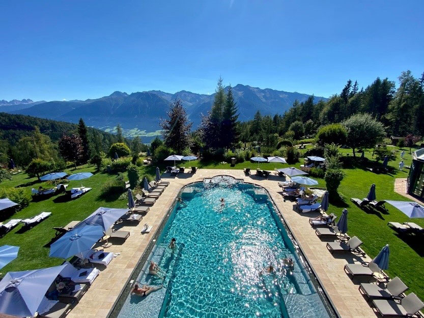 Pool at interalpen