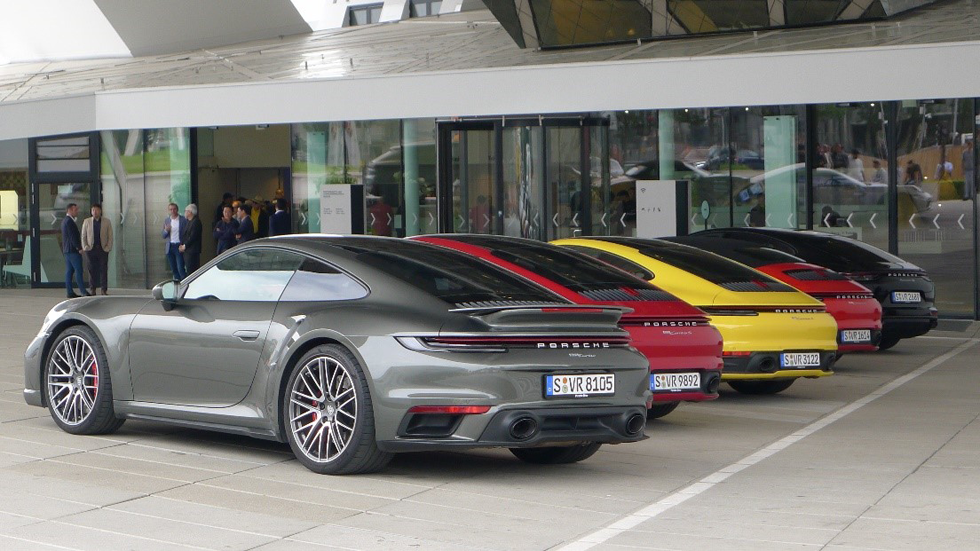 Porsche rental pickup